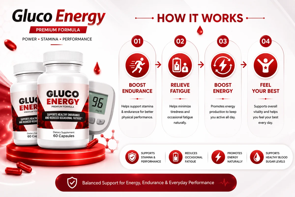 How GlycoEnergy works: boost endurance, relieve fatigue, boost energy, feel your best